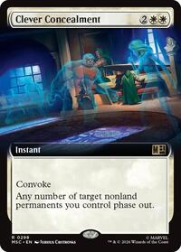 Clever Concealment (Extended Art), Commander: Marvel Super Heroes