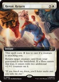 Heroic Return (Extended Art), Commander: Marvel Super Heroes