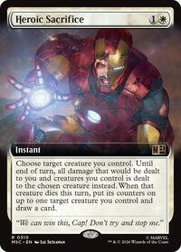 Heroic Sacrifice (Extended Art), Commander: Marvel Super Heroes