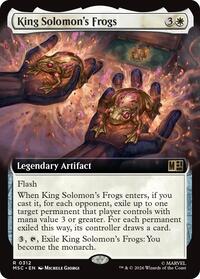 King Solomon's Frogs (Extended Art), Commander: Marvel Super Heroes