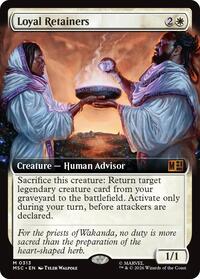 Loyal Retainers (Extended Art), Commander: Marvel Super Heroes