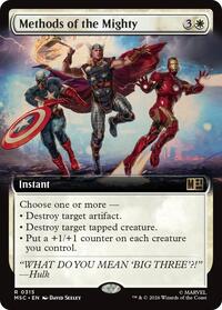 Methods of the Mighty (Extended Art), Commander: Marvel Super Heroes