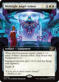 Midnight Angel Armor (Extended Art), Commander: Marvel Super Heroes