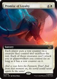 Promise of Loyalty (Extended Art), Commander: Marvel Super Heroes
