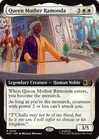 Queen Mother Ramonda (Extended Art), Commander: Marvel Super Heroes
