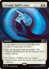 Ultimate Nullification (Extended Art), Commander: Marvel Super Heroes