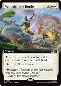Vanquish the Horde (Extended Art), Commander: Marvel Super Heroes