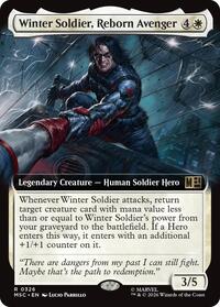 Winter Soldier, Reborn Avenger (Extended Art), Commander: Marvel Super Heroes