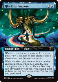 Glorious Purpose (Extended Art), Commander: Marvel Super Heroes