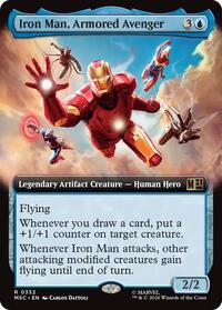 Iron Man, Armored Avenger (Extended Art), Commander: Marvel Super Heroes