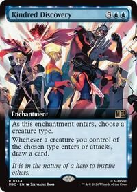 Kindred Discovery (Extended Art), Commander: Marvel Super Heroes