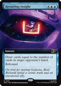 Recurring Insight (Extended Art), Commander: Marvel Super Heroes