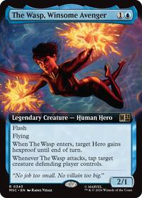 The Wasp, Winsome Avenger (Extended Art), Commander: Marvel Super Heroes