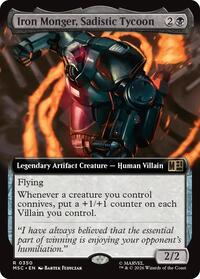 Iron Monger, Sadistic Tycoon (Extended Art), Commander: Marvel Super Heroes