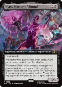 Klaw, Master of Sound (Extended Art), Commander: Marvel Super Heroes