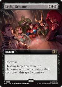 Lethal Scheme (Extended Art), Commander: Marvel Super Heroes