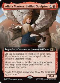 Alicia Masters, Skilled Sculptor (Extended Art), Commander: Marvel Super Heroes