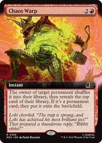 Chaos Warp (Extended Art), Commander: Marvel Super Heroes