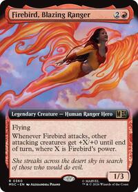 Firebird, Blazing Ranger (Extended Art), Commander: Marvel Super Heroes