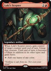 Loki's Scepter (Extended Art), Commander: Marvel Super Heroes