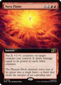 Nova Flame (Extended Art), Commander: Marvel Super Heroes