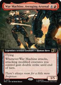 War Machine, Avenging Arsenal (Extended Art), Commander: Marvel Super Heroes