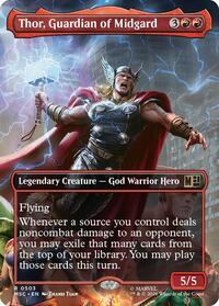 Thor, Guardian of Midgard (Borderless), Commander: Marvel Super Heroes