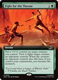 Fight for the Throne (Extended Art), Commander: Marvel Super Heroes