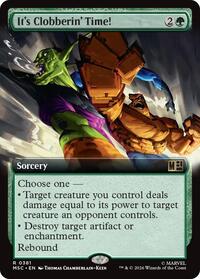 It's Clobberin' Time! (Extended Art), Commander: Marvel Super Heroes