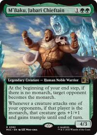M'Baku, Jabari Chieftain (Extended Art), Commander: Marvel Super Heroes