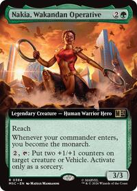 Nakia, Wakandan Operative (Extended Art), Commander: Marvel Super Heroes