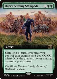Overwhelming Stampede (Extended Art), Commander: Marvel Super Heroes