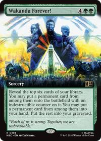 Wakanda Forever! (Extended Art), Commander: Marvel Super Heroes