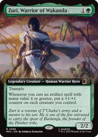 Zuri, Warrior of Wakanda (Extended Art), Commander: Marvel Super Heroes