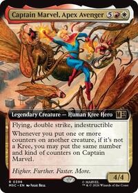 Captain Marvel, Apex Avenger (Extended Art), Commander: Marvel Super Heroes