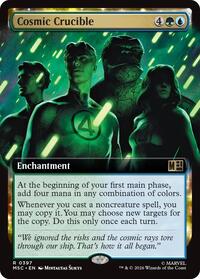 Cosmic Crucible (Extended Art), Commander: Marvel Super Heroes