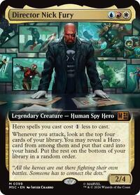 Director Nick Fury (Extended Art), Commander: Marvel Super Heroes