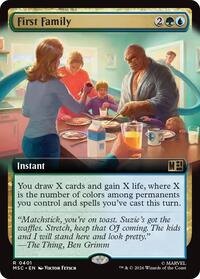 First Family (Extended Art), Commander: Marvel Super Heroes