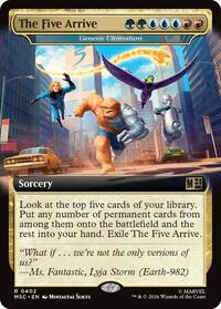 The Five Arrive - Genesis Ultimatum (Extended Art), Commander: Marvel Super Heroes