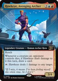 Hawkeye, Avenging Archer (Extended Art), Commander: Marvel Super Heroes