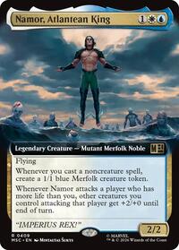 Namor, Atlantean King (Extended Art), Commander: Marvel Super Heroes