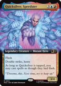 Quicksilver, Speedster (Extended Art), Commander: Marvel Super Heroes