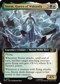 Storm, Queen of Wakanda (Extended Art), Commander: Marvel Super Heroes