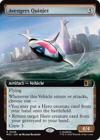 Avengers Quinjet - Hammer of Nazahn (Extended Art), Commander: Marvel Super Heroes