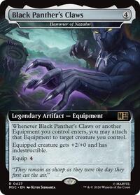Black Panther's Claws (Extended Art), Commander: Marvel Super Heroes