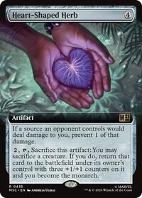 Heart-Shaped Herb (Extended Art), Commander: Marvel Super Heroes