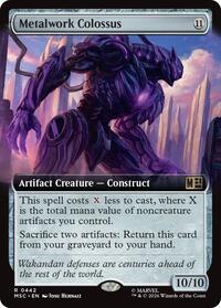 Metalwork Colossus (Extended Art), Commander: Marvel Super Heroes