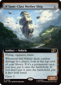 N'Yami-Class Mother Ship (Extended Art), Commander: Marvel Super Heroes