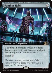 Panther Habit (Extended Art), Commander: Marvel Super Heroes