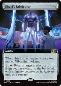 Shuri's Fabricator (Extended Art), Commander: Marvel Super Heroes